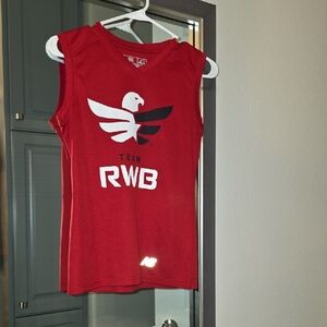Team RWB Red Sleeveless Athletic Tank